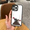 Sweet Cartoon T-The L-Little Mole   Phone Case For iPhone17,16,15,14,13,12,11 Plus,Pro Max Colored Silver Plated Inside Cover