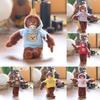 Plush Monkey Keychain With Soft Cotton Filling For Kids And Collectors