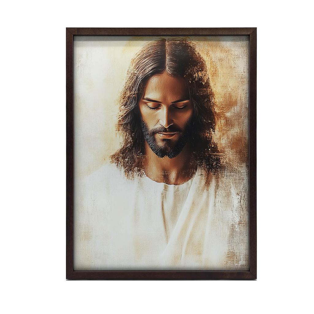 Jesus In The Peace Of The Heart Jesus In The Peace Of The Heart, 70X100 Cm, Unframed, Matte Paper 230 Gsm