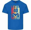 40th Birthday T-Shirt 1982 Mens Funny LEVEL UNLOCKED 40 Year Old Gaming Tee Top