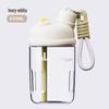 Chating Kids Dual-Drink Portable Straw Water Bottle with Handle