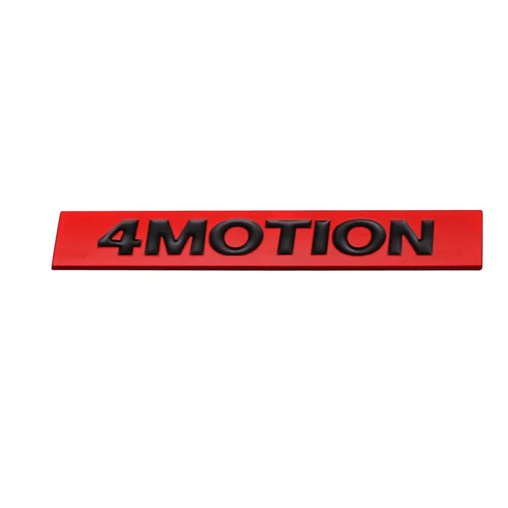 3D Metal 4MOTION Car Rear Boot Trunk Emblem Badge Sticker for Volkswagen VW Sharan Golf Passat Jetta Touareg Tiguan Polo Bora