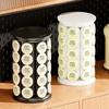 K Cups Holder Carousel Stand 40 Pods Storage Rack Rotating Coffee Capsule Organizer 360-Degree Rotating Coffee Pods Holder