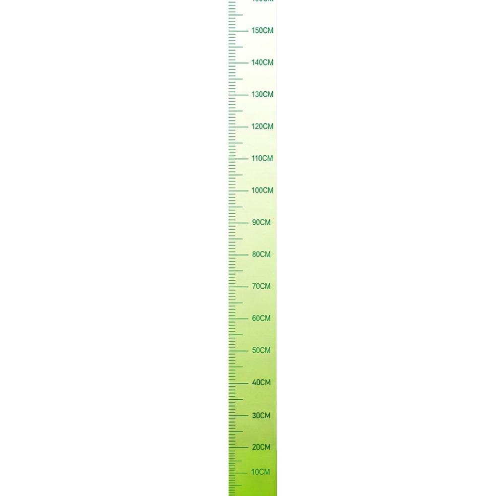 2M Height Height Measurement Sticker Waterproof Removable Height Chart Self-adhesive Wall Sticker Height Measuring Tape