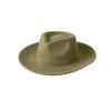 Europe, America autumn and winter new fashion simple wool felt wide brim jazz hat women's casual concave thermal top hat tide
