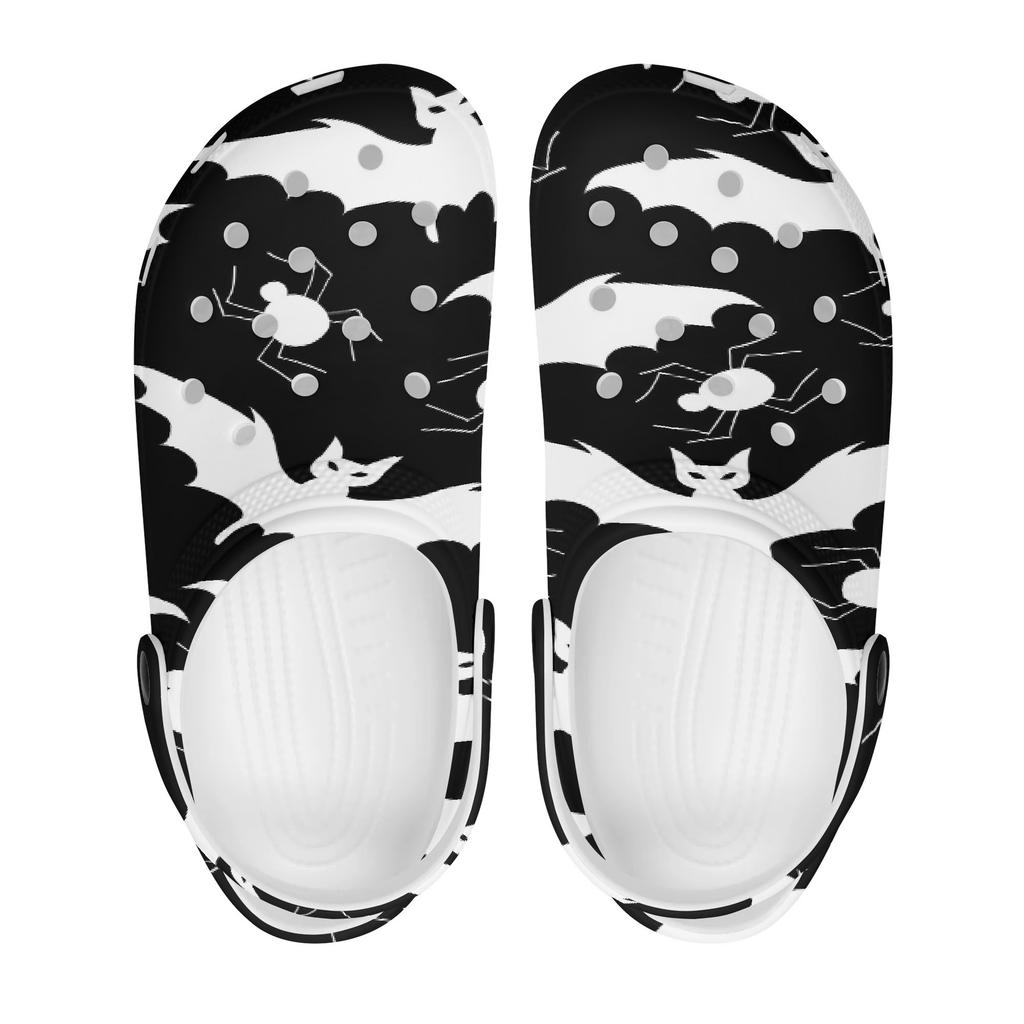 Printed EVA Beach Shoes Women Men Lightweight Breathable Slip On Garden Clogs Pool Bathroom Home Summer Casual Wear