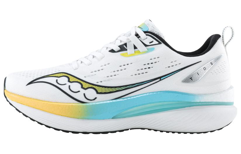 Men's Sneakers Saucony Tide Mesh, Textile Cushioning Abrasion Resistant Rebound Low top Casual Running Shoes