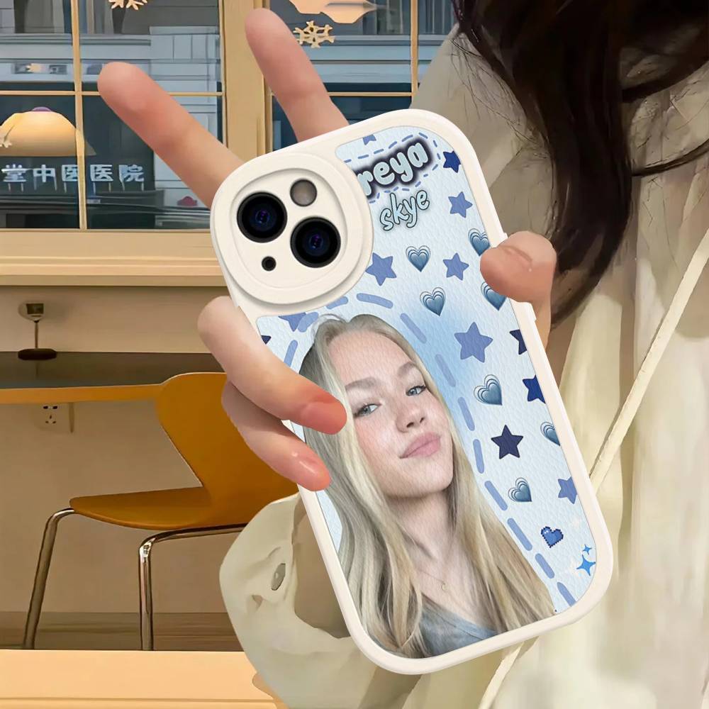 Custodia per telefono Singer F-Freya Skye per iPhone 16 15 14 11 12 13 Pro Max Plus Scocca Posteriore in Pelle