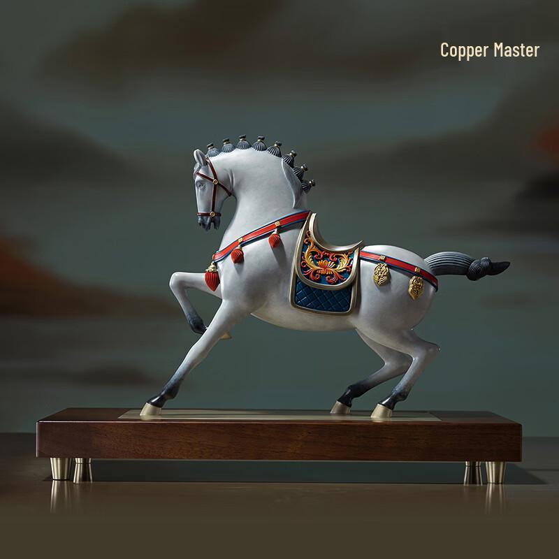 Tongsifu Prosperity Horse Bronze Statue
