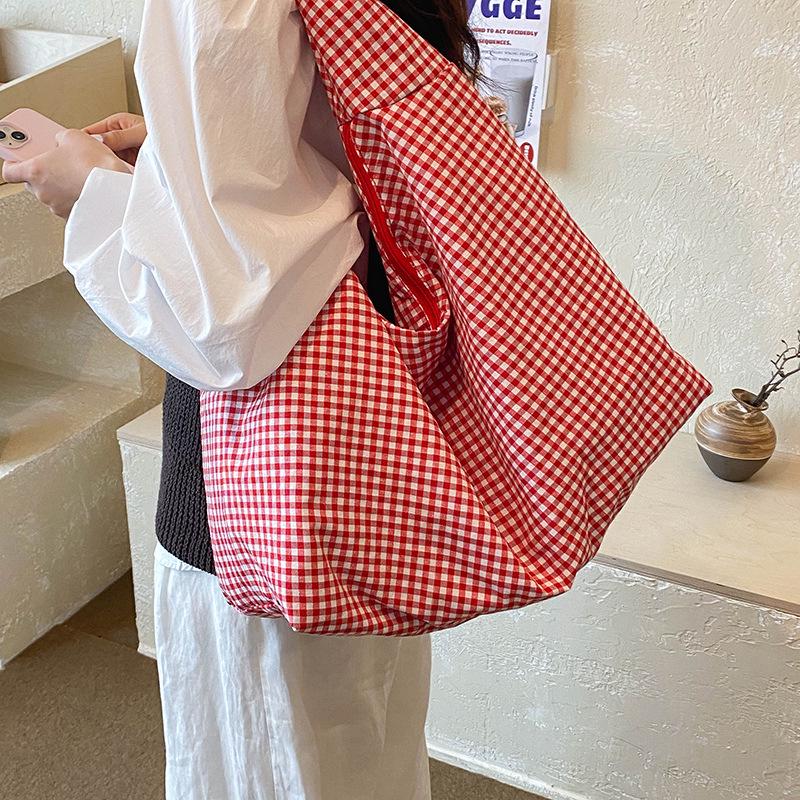 Polka Dot Corduroy Tote Bag - Women's 2026 Versatile Shoulder & Handheld Bag