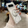 For  Matte Rotating Bracket Case for Google Pixel 10 9 Pro XL 8 7 6 9A 8A 7A 6A Holder Stand Transparent Shockproof Cover