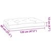 5 Piece Pallet Cushions Charcoal Grey Fabric