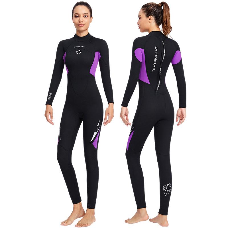 DIVE&SAIL 3MM Wetsuit: Men's/Women's Warm Scuba, Jellyfish, Surfing & Winter Swim Suit