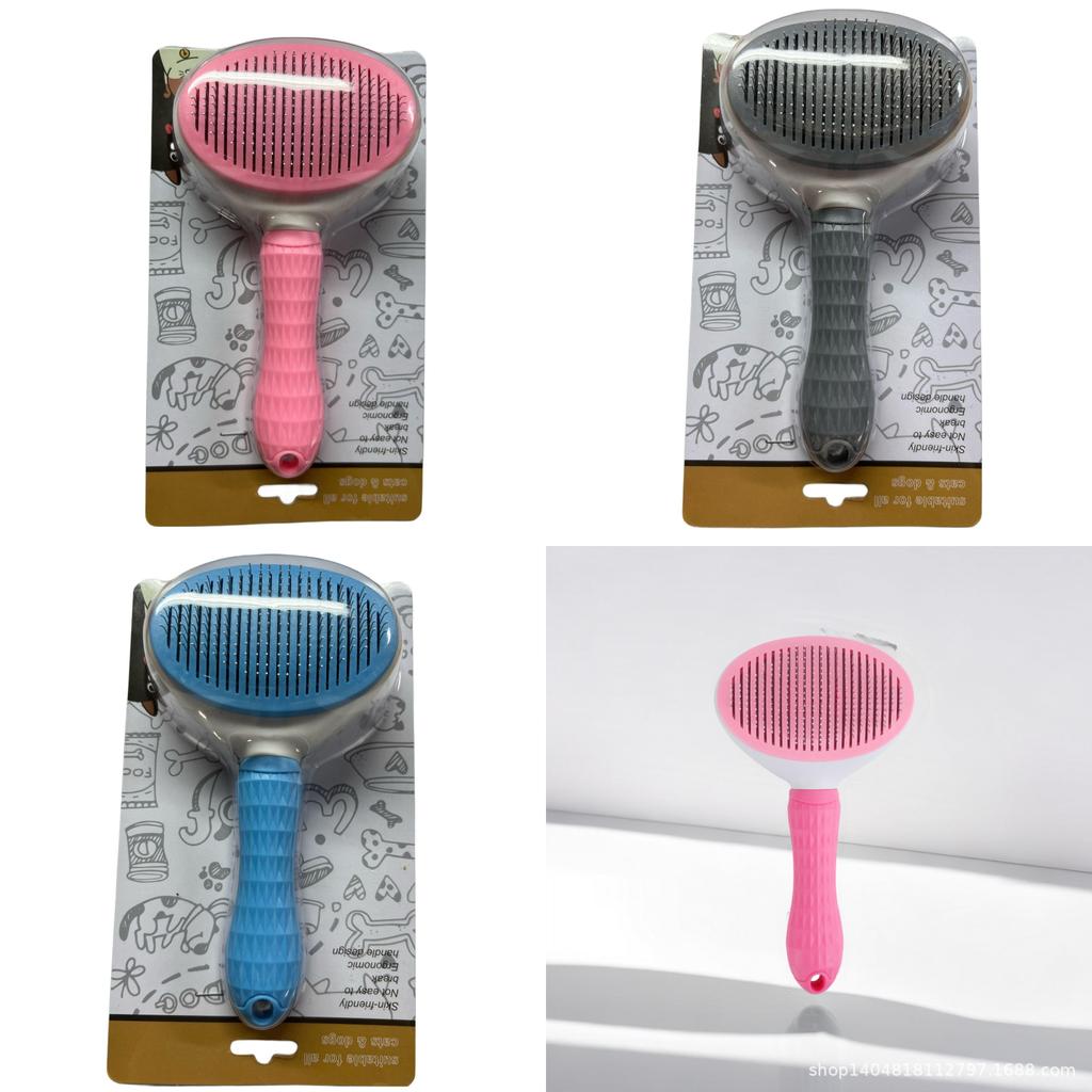 Premium Pet Grooming Brush For Cats And Dogs Stainless Steel Pin Comb For Shedding