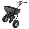 Walk-Behind Spreader, 3.66m Spreading Width, Push Broadcast Spreader with 13" All-Terrain Tires, Adjustable Flow Control, 59kg Capacity Hopper, Lawn