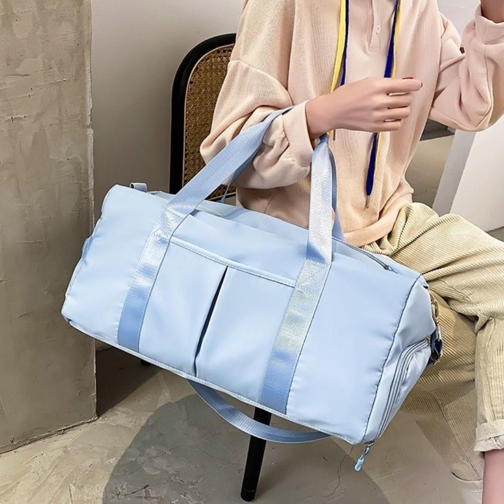 Oxford Nylon Duffel Bag Multifunktionale Sporttasche Schultertasche Faltbare Reisegepäcktasche Mädchen