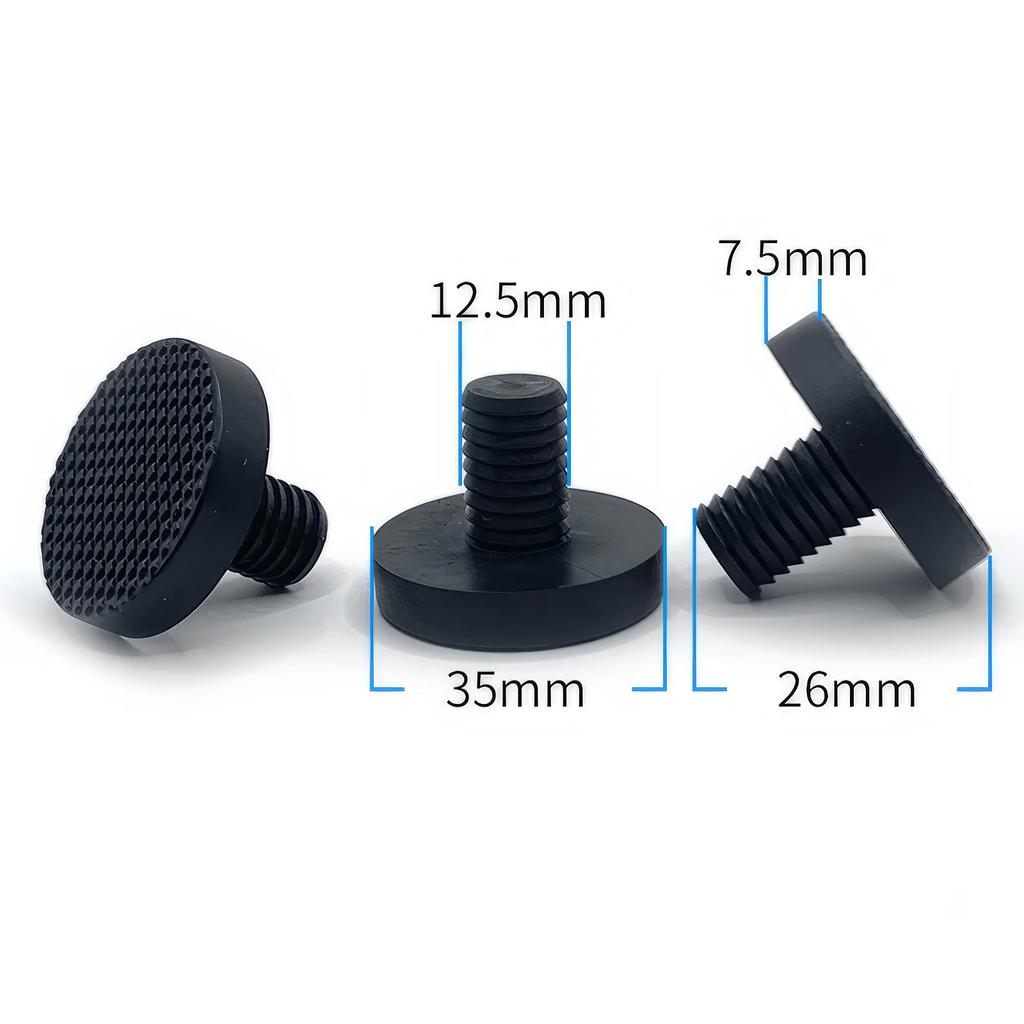 10 o 5 Pezzi Tavolo con Piano in Vetro Arredamento Paraurti Inserito Manopole in Gomma Tappo Foro Mobile Copertura Tappetino Piedino a Pressione Protezione Pavimento