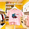 Summer Children Short Sleeve Tshirt Thomas Train Cartoon Print Pure Cotton Y2K Trendy Fun Top Breathable Daily Outdoor Outfit