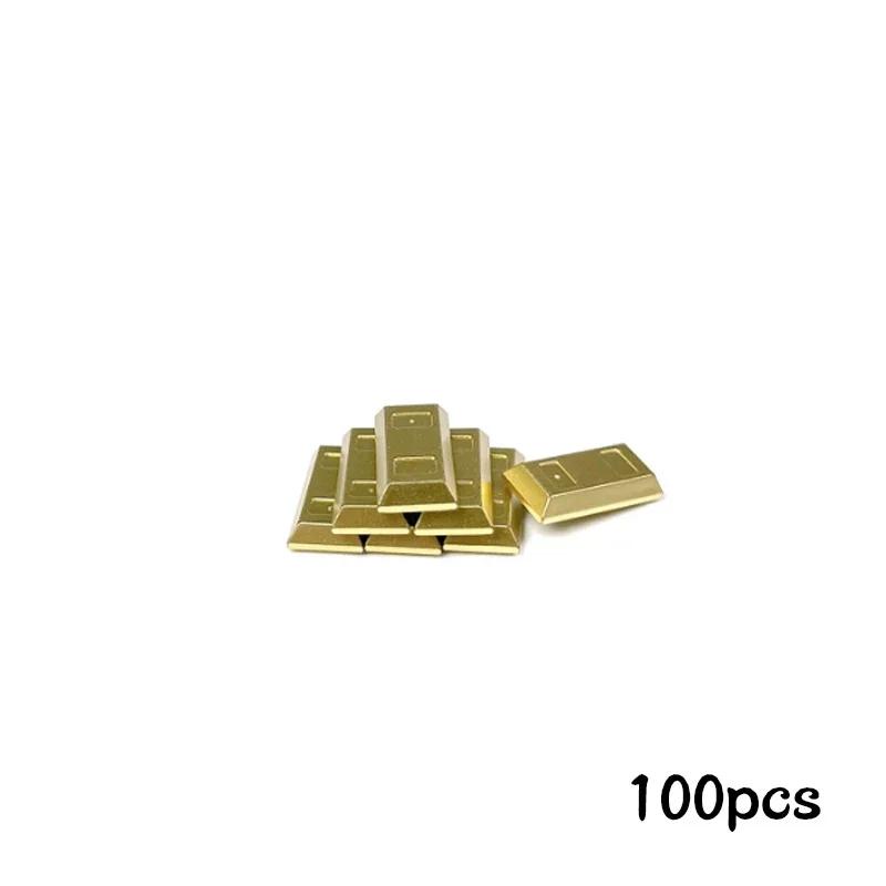 

MOC City Secure Box Blocks Strongbox Constructing Treasure Gold Diamond Money Jewelry Thief Figures Attachments DIY Bricks Toy