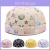 Graphics Printing Letter Bucket Hat Cotton Skullcap Breathable Fashion Cap Gift