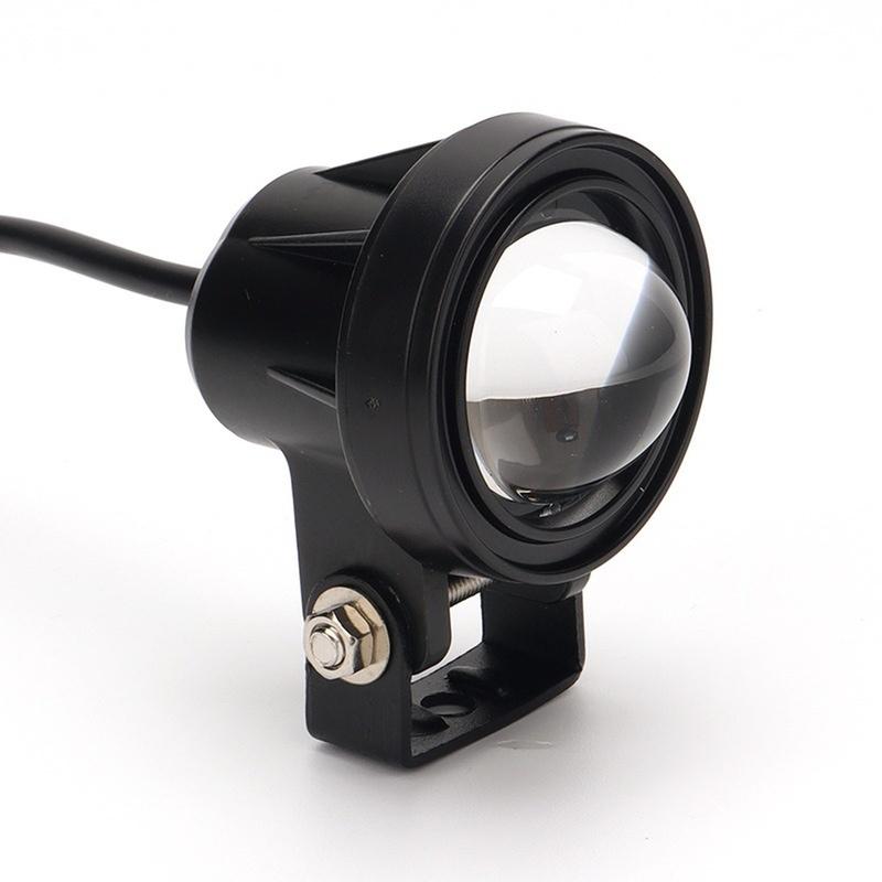 Waterproof Mini Car Motorcycle Headlight 20W LED Fog Light White Yellow Dual Color Lighting Spotlights Fog Lights 12V 20W