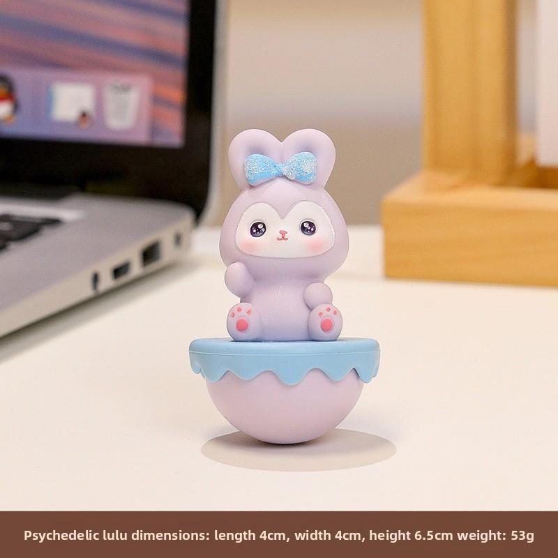 Resin Animal Desk Toy With Stressrelief Design For Office Decor And Gift Giving