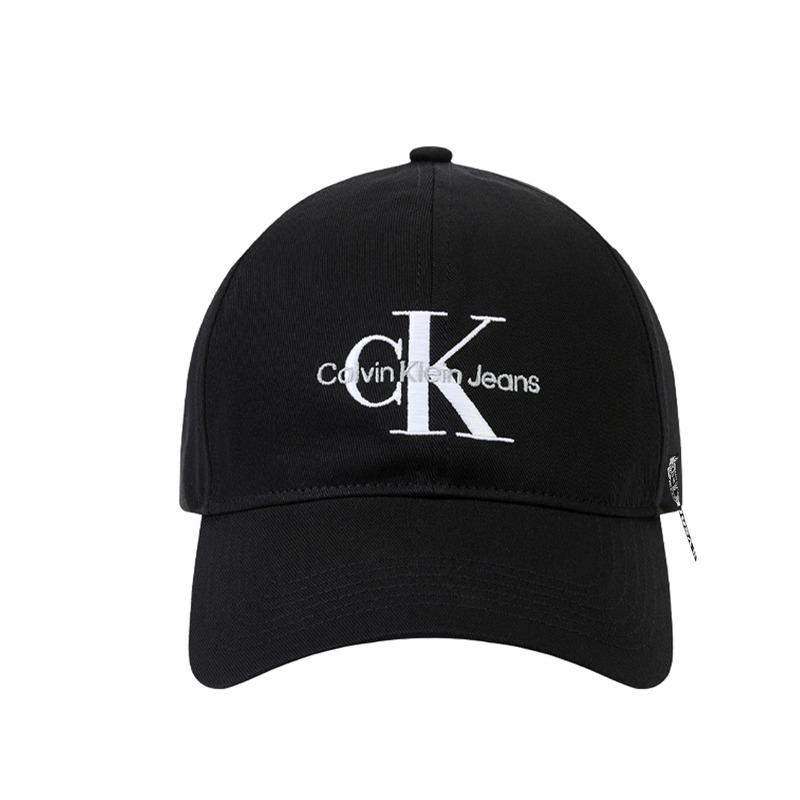 Calvin Klein [Customized clothing] Fashionable and comfortable sunshade, cotton peaked cap, same style for men and women, couple style, black Ribbon F