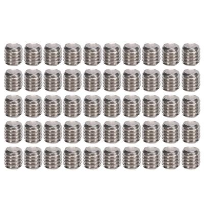 50Pcs Set Screw A2‑70 Stainless Steel Grub Screws Assortment Kit Hardware Fasteners SetM3x3