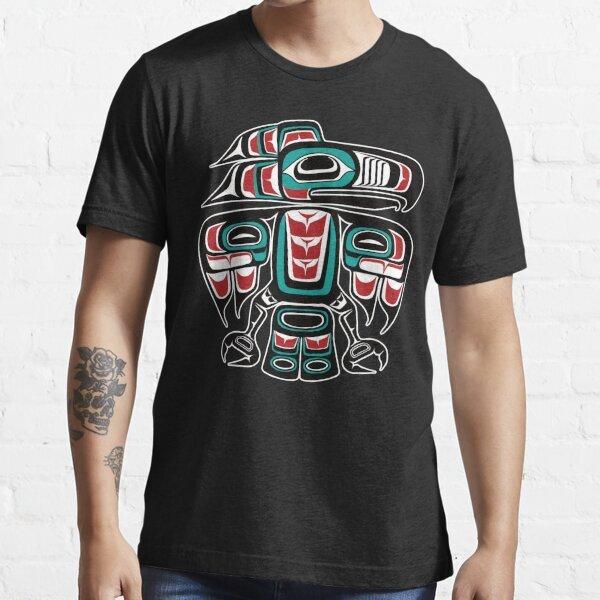 BEST SELLING Haida Tlingit Native Raven Totem Essential T-Shirt S