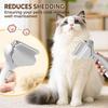 Stainless Steel Cat Dog Dematting Comb Push-button Type Pet Hair Remover Brush  Pet Accessories