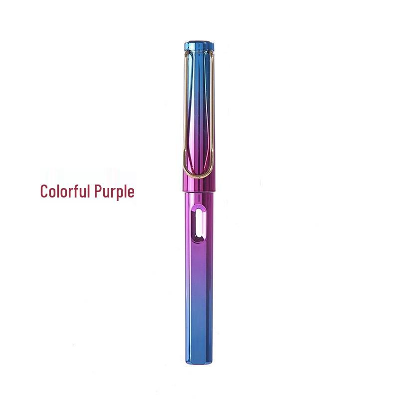 Colorful Ergonomic Fountain Pen for Students - Perfect for Writing Practice and Custom Logo Gifts