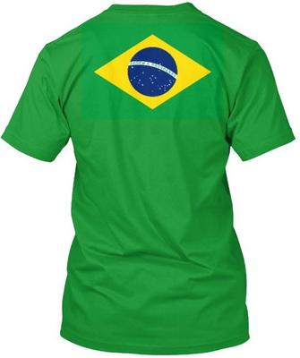 Brasilien T-Shirt Hergestellt in den USA Größe S bis 5XL Unisex T-Shirt