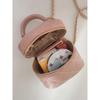 2026 New Fashion Texture Niche One Shoulder Crossbody Bag Mini Rhombus Chain Small Bag Women's Bag