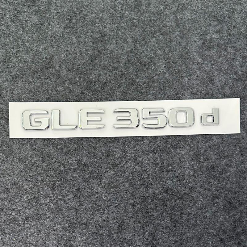 3D ABS Buchstaben E220d GLC220d C220d C250d GLE350d 4Matic Emblem für Mercedes Benz W205 Auto Kofferraum Aufkleber