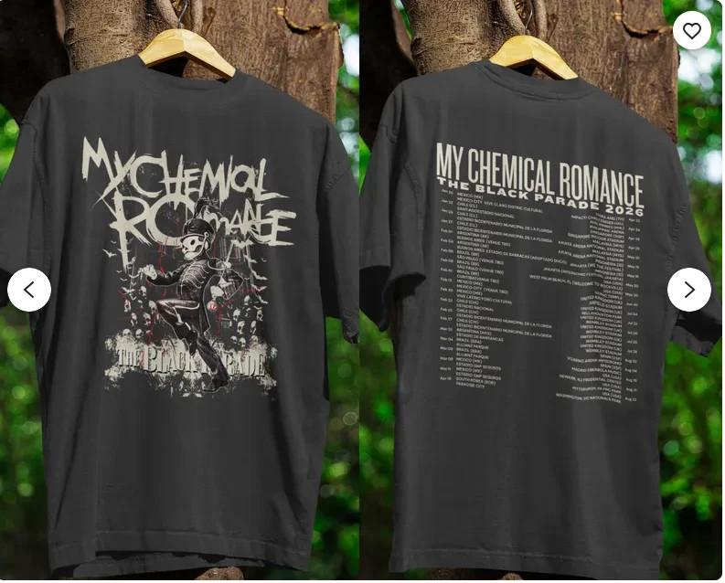 Maglietta My Chemical Romance Black Parade Tour 2026