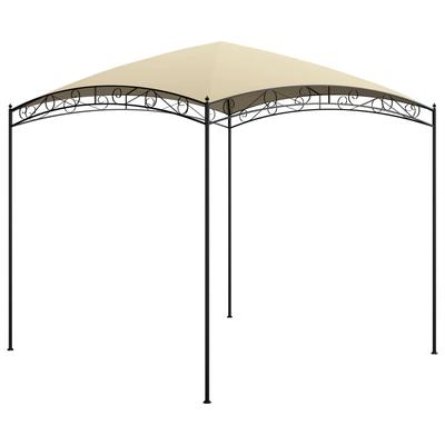 vidaXL Pavillon 3x3x2,65 M Creme 180 G/m²