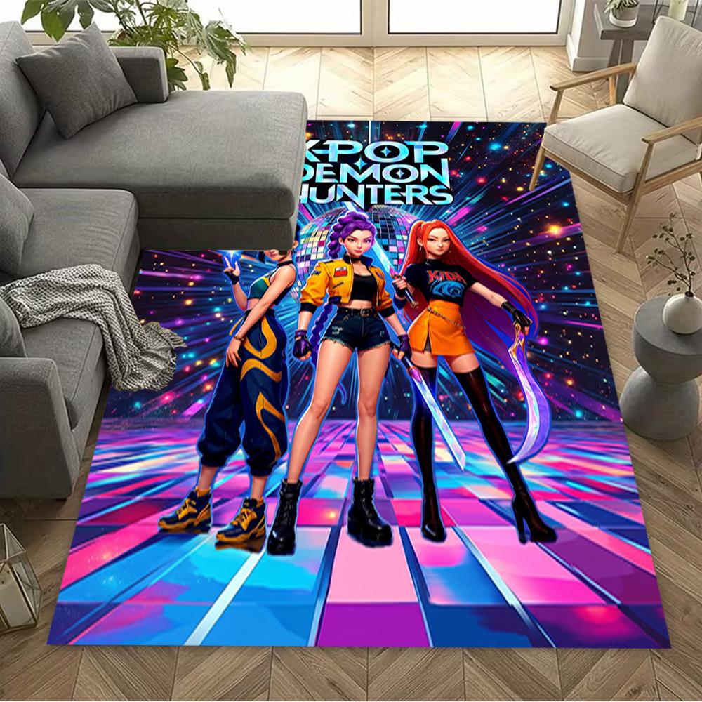 Ethereal Sword Dance Floor Rug Office Rug Perfect for Hallway Balcony Dining Room Dormitory Anti-slip Rug Anime Office Decor Wedding Party Gift