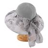 Big Eaves Sunscreen Hat Women'S Summer Breathable Bow Bucket Hat Outdoor Leisure Sunshade Uv Protection Hat