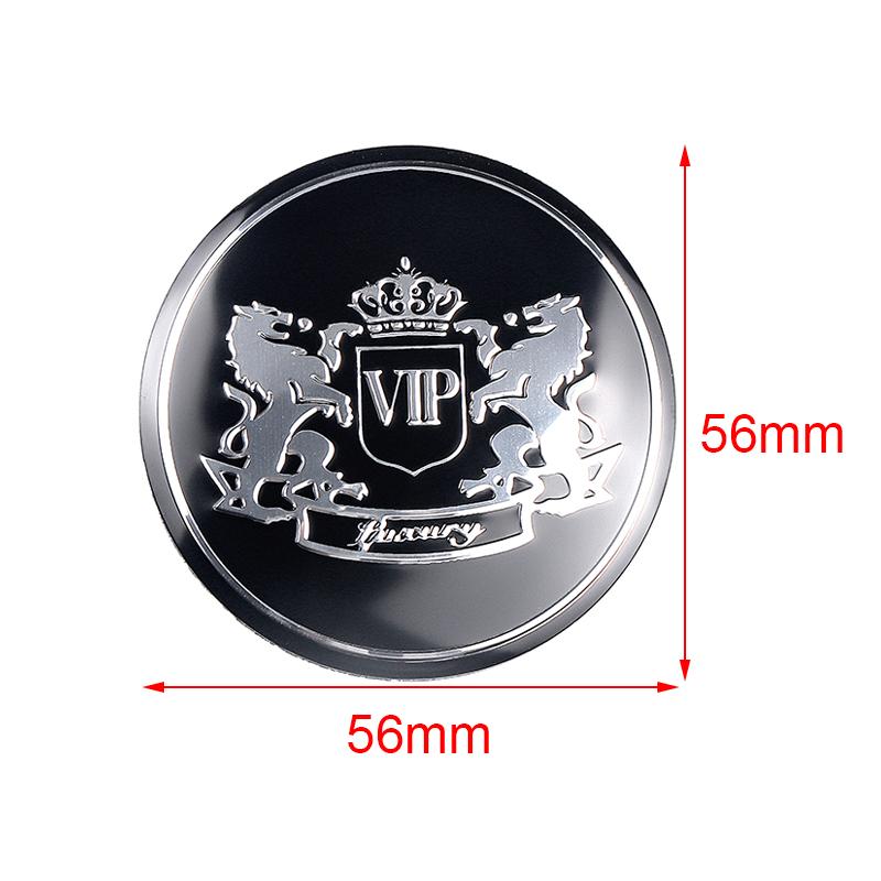 Auto Styling 4 Stuks/set 56mm Leeuw VIP Leeuw Embleem Wielnaafdop Sticker Decoratie Decal