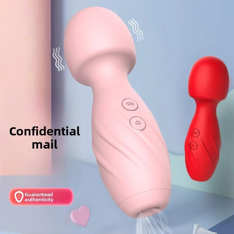 New 2In1 AV Magic Wand Vibrator 10 Modes Vibration Dildo Sucking Nipple Clitoris Massager G Spot Masturbation Sex Toys for Women
