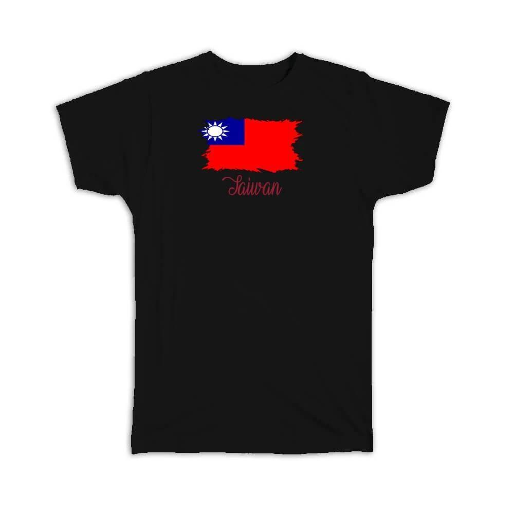 Gift T-Shirt : Taiwan Flag Taiwanese Country Expat S
