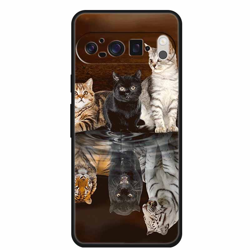 Para Google Pixel 9 Pro XL 5G Funda de Lujo TPU Silicona Suave Fundas de Teléfono para Google Pixel9 GGX8B Funda con Parachoques Resistente a Golpes Nueva Funda