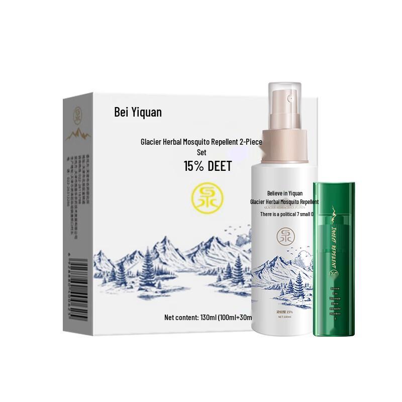 Bei Yi Quan Glacier Herbal Mosquito Repellent Set 130ml