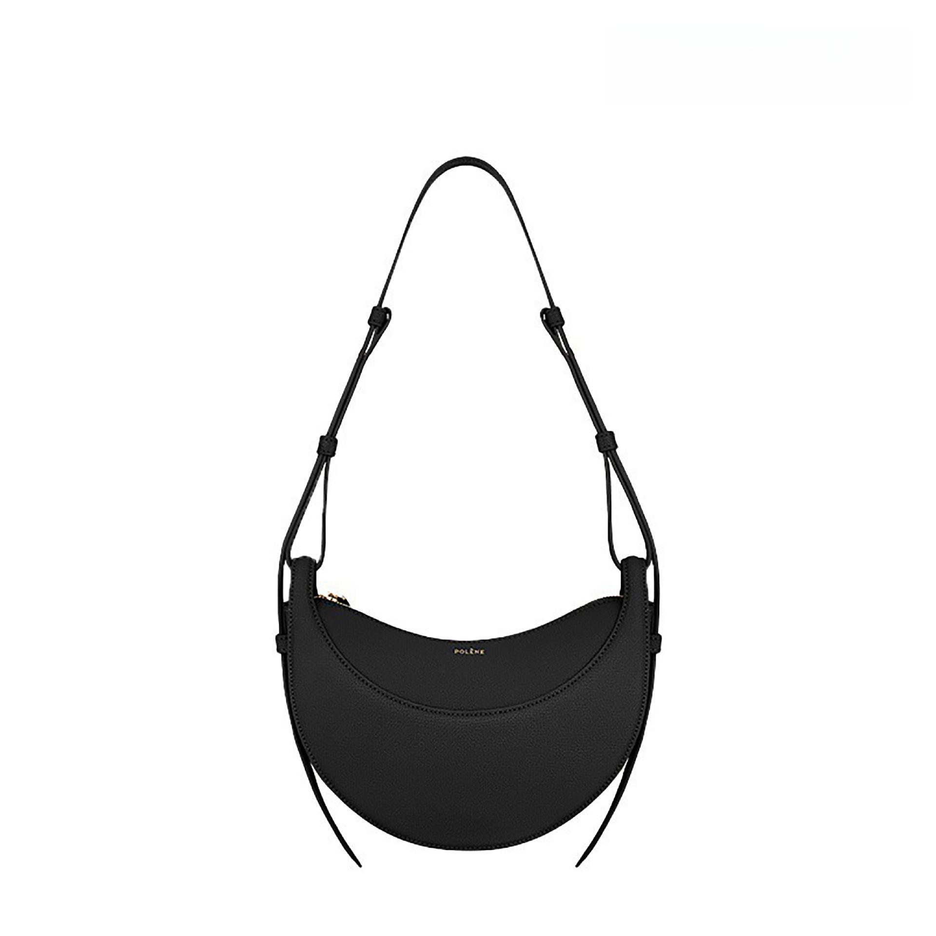 Французский полумесяц Сумка-седло из натуральной кожи - Уникальный дизайн Сумка через плечо и на плечо