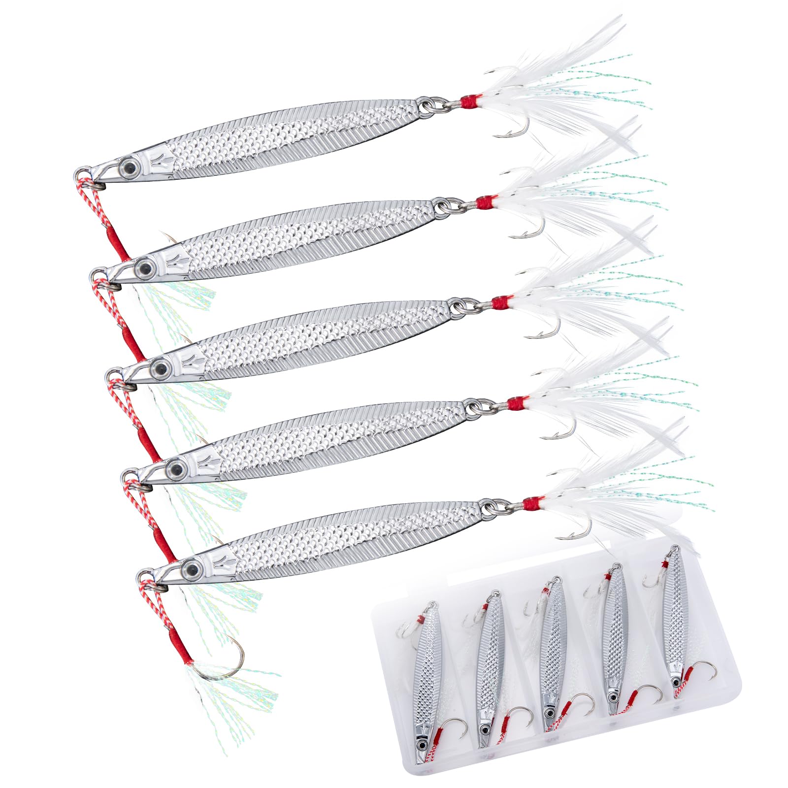 Goture Metal Jig Set 30g 8.5cm Set of 5 All 8.5cm