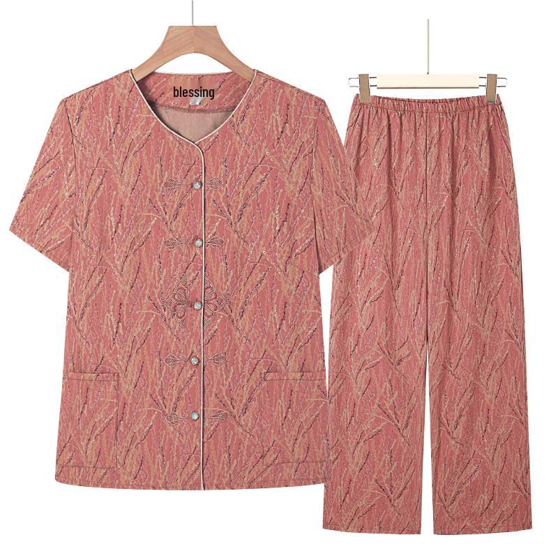 

Summer Style 2025: Grandma s Chic Top for Middle-Aged & Elderly Women 6XL [160-175 lbs]