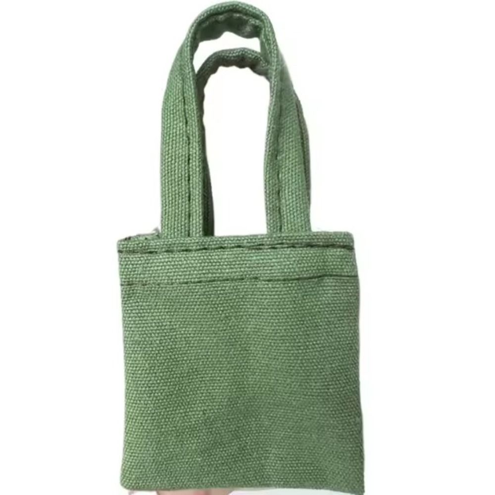 Changing Dressing Doll Handbag Handmand Miniature Doll Bag Doll Canvas Bag  Children's Gift