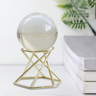 Creative Ball with Holder, Collectible Craft Holder for Office Bedroom Decoration Gift