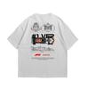 T-shirt F1 Verstappen da Uomo in Cotone Oversize Grafica Auto da Corsa Girocollo Moda Manica Corta Pesante Abbigliamento Donna Uomo
