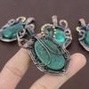 Malachite Handmade Copper Wire Wrap Jewelry Pendant 2.64" S8R62